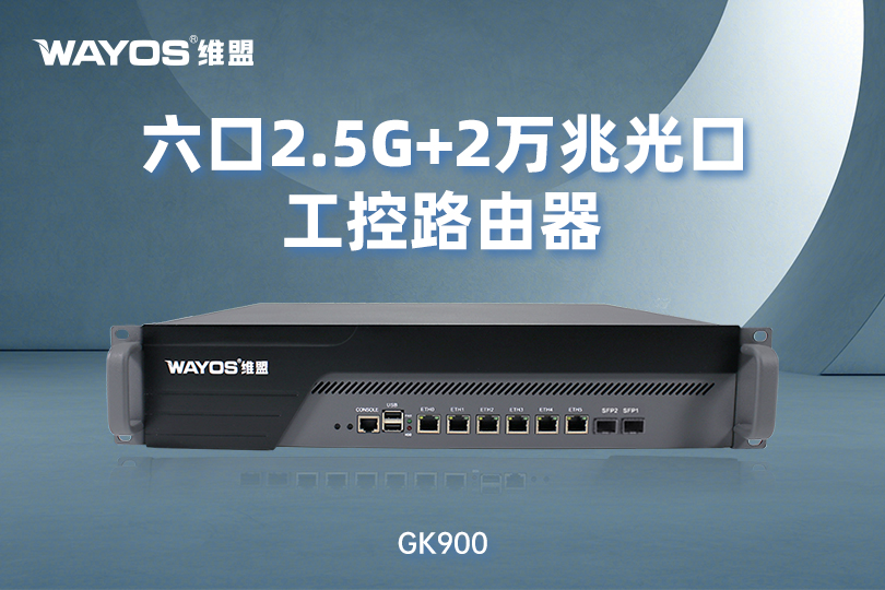 GK900六口千兆电口+2万兆光口路由器